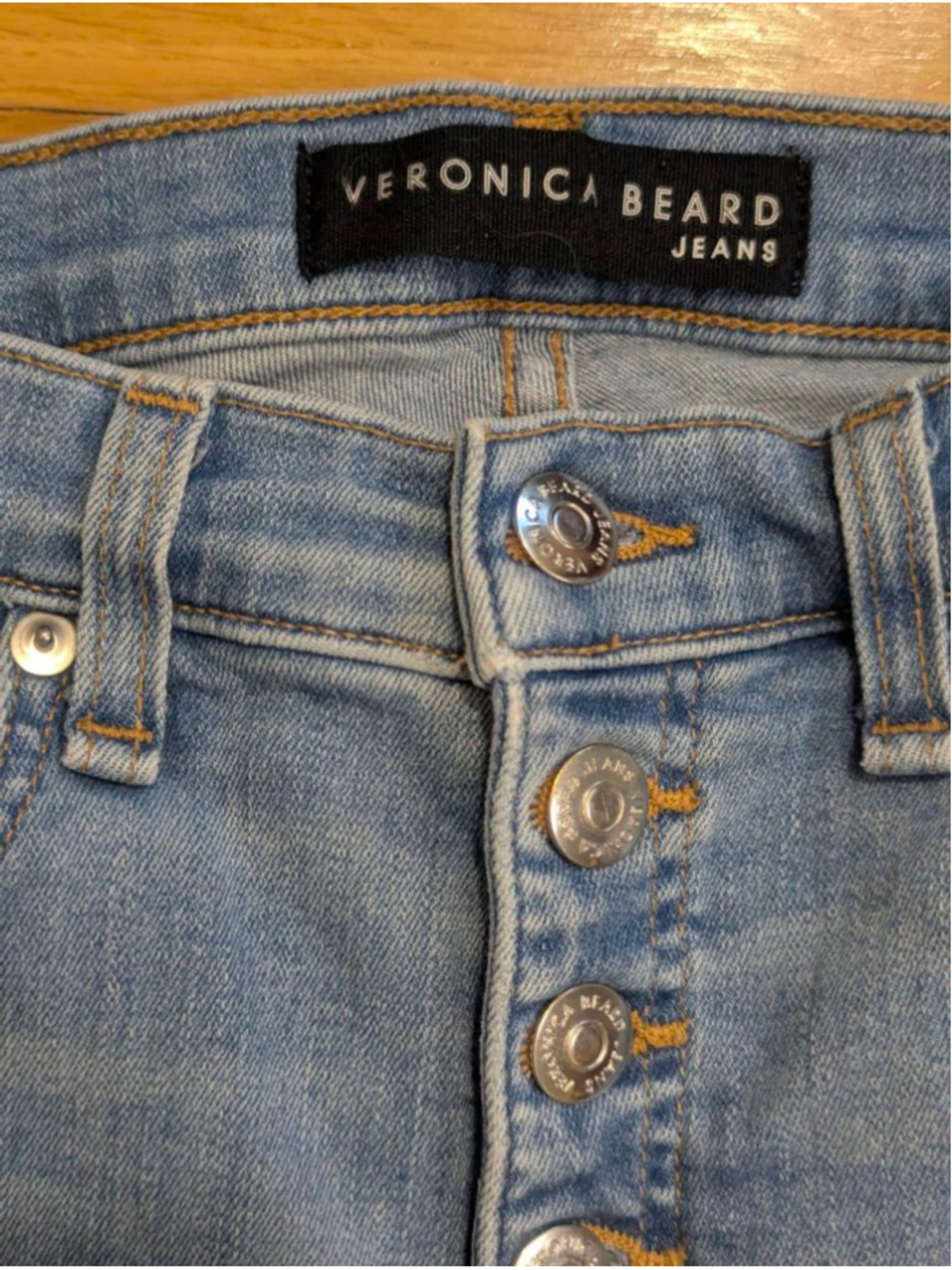 Veronica Beard Debbie Skinny Jeans Size 28 Ocean Blue - Picture 3 of 11